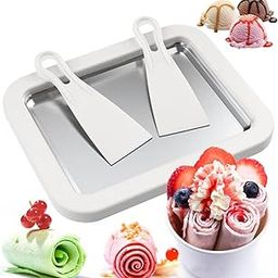 Wtrtr Ice Cream Maker，Ice Cream Pan Suitable for Parent-child Interaction DIY Ice Cream，frozen yogurt machine, sorbetmachine, gelato maker,Ice Pop Molds.111-W-image-43