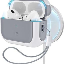 ESR for AirPods Pro 2 Case, Compatible with MagSafe, Magnetic Ready, TPU, Earbuds/Charging Not Included, AirPods Pro 1st/2nd Generation Cover(2023/2022/2019), White-7