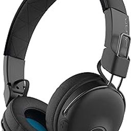 JLab Studio Bluetooth Wireless On-Ear Headphones | 30+ Hour Bluetooth 5 Playtime | EQ3 Sound | Ultra-Plush Faux Leather & Cloud Foam Cushions | Track and Volume Controls | Black-image-50