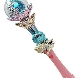 Toyshine Princess Fairy Magic Wand Moon Styling Stick Flashing Toy with Music and Light for Kids - A-image-80