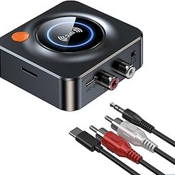 Bluetooth Receiver for Home Stereo, AUX RCA to Bluetooth Adapter for Old Stereo Speakers, NFC Wireless Audio Receiver for Music Streaming Sound System, kAIY-image-75