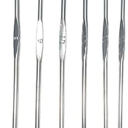 HIMMU'S FASHION HUB Stainless Steel No.9, No.10 & No.11 Crochet Hooks (kiroshiya) Knitting Needles for Sewing Craft Woolen Cloth (Set of 2 Each Size)-image-73