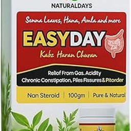 Naturaldays® EASYDAY Kabz Haran Churan – Relief from Gas, Acidity & Constipation | 100gm | Pure & Natural | Non-Steroid Digestive Powder-image-62