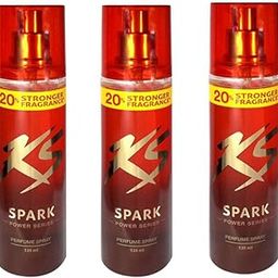 KAMA SUTRA Kamasutra 3 Ks Spark Perfume Spray Each 135Ml Body Spray - For Men & Women (420 Ml, Pack Of 3)-40
