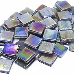 Sai Mosaic Art Coral Slate Gray HK039 Glass Mosaic 15x15mm tiles 100 gm pack-image-65