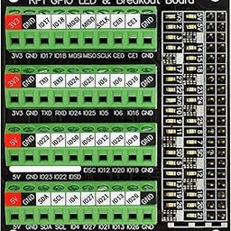 RPi GPIO Status LED & Terminal Block Breakout Board HAT for Raspberry Pi A+ 3A+ B+ 2B 3B 3B+ 4B-17