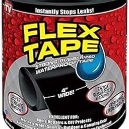 Qureza Flex Tape for Seal Leakage Tape for Water Leakage Super Strong Waterproof Tape Adhesive Tape for Water Tank Sink Sealant for Gaps (black colour) 26L x 24W x 26 Cm-image-53