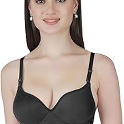 Women's Heavily Padded Wirefree T-Shirt Bra:- 3/4th Coverage, Mutliway Straps, Pushup-Level 1 (Pack of 1)-image-6