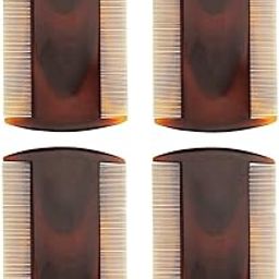 SBWC Double-Sided Fine Tooth Pocket Comb – Pack of 2 | Durable Plastic Hair Comb for Men & Women | Compact, Anti-Static, Travel-Friendly Styling Tool (Lice comb of 2) (One Size, 1, count)-picture-30