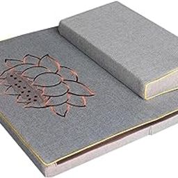 CALANDIS™ Meditation Floor Pillow Folding Pad for Yoga Props Tea Room Sitting on Floor | Yoga Props | Yoga & Pilates | Fitness, Running & Yoga-image-5