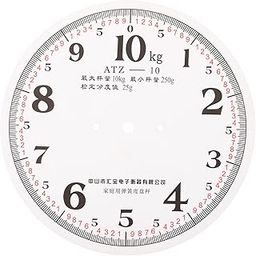 TOPPERFUN Stainless Steel Weighing Pan Spring Pan 10kg Capacity Commercial Scale Body Scale-22