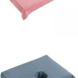 bnf® 2Pcs Cotton Spa Half Massage Table Sheets Cosmetic Bed Face Hole Towel Cloth | Massage | Linens & Covers-image-48