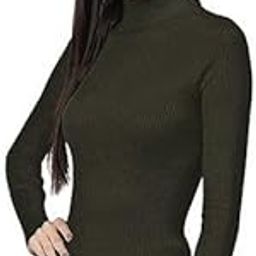 High Neck Cotton Rib Super Soft, Warm and Comfortable Attractive Casual Solid Full Sleeves Slim Fit Winter Pullover Sweater for Women-image-7