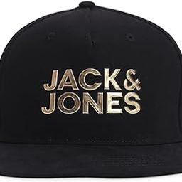 Black Logo Print Cap-51
