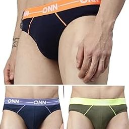 Men's Cotton Brief (Pack of 3) (Colors May Vary)-image-31
