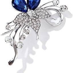 Brooch Pin Fashion Crystal Rhinestone Jewellery Pin Vintage Accessories Decoration Clothing Bouquet Brooches for Women Girl- S38-image-85