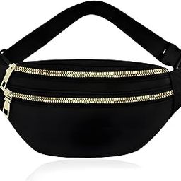 Waist Bag Black color Stylish Fashion Belt Bag for Girls Daily Use Chest Bag-image-61
