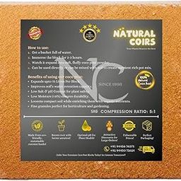 Natural Cocos Premium Cocopeat 5KG Block | Expands Upto 80 L | Organic Coconut Coir for Gardening | Potting Mix & Hydroponics | Eco-Friendly Soil Substitute with High Water Retention-image-74