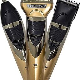 Men Professionals Design 3 In 1 Perfect Shaver, Hair Clipper And Nose Trimmer Rechargeable Beard And Moustaches Hair Machine And Trimming With Cord And Without Cordless Use.(Black Colour)-1