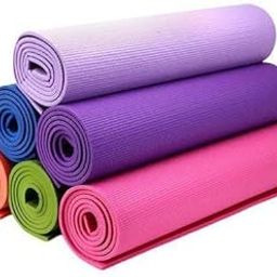 mishra..Dual Color ( 6 MM ) YOGA MAT With Carry Bag and Strap For Comfort / Yoga Mat For Meditation, Fitness & Exercise ( 8MM ) (multicolour 11-17