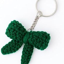 Handmade Crochet Bow Keychain – Cute Soft Keyring for Girls – Aesthetic Bag Charm for Backpack, Car, Purse, Gift for Her-image-66