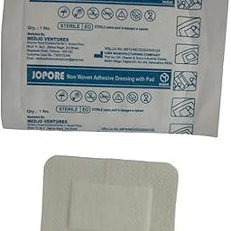 JOPORE NON WOVEN ADHESIVE DRESSING WITH PAD SIZE : 5 X 7.2CM ( PACK OF 15)-image-94