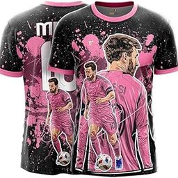 Messi Goat Edition Football Jersey | Miami Black Pink Design | Customized and Personalized Name and Number | Available in Sizes for Kids, Men, and Women-picture-22