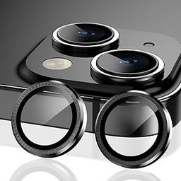 Amazon Brand - Solimo Tempered Glass Camera Lens Protector for iPhone 15 & iPhone 15 Plus | Glass Lens Cover (Black)-image-94