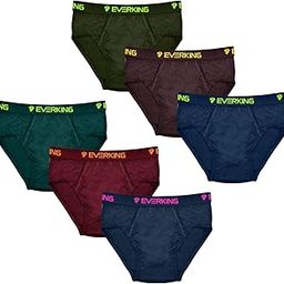 Men's Cotton Solid Briefs Combo (Pack of 6)-image-83