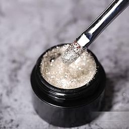 Shiny Nail Glitter Platinum Gel Nail Polish Hybrid Varnish Painting Gel for Nail Art (White)-image-60