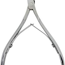 Aeoss Cuticle Cutter Nipper Clippers Nail Cutter Stainless Steel Toenail Cutter for Thick Nails with Double Springs 1/4 with Cover 4"-47