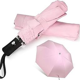 Windproof Travel Umbrella for Rain, Easy Auto Open Close, Durable Compact Umbrella, Strong Fiberglass Frame, Waterproof Canopy, Backpack, Purse, Portable, Umbrella for Travel-14
