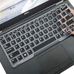 Capsa Silicone Keyboard Cover for Dell Latitude 5480 5490 7490 14 inch Laptop (Black)-image-28