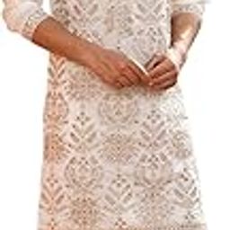 Embroidered Straight Kurta Pyjama Set For Men-image-60