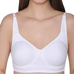 Women's Cotton Non-Padded Wire Free T-Shirt Bra-picture-18