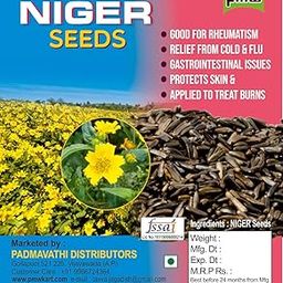 Pmw - Guizotia Abyssinica - Niger Plant Seeds - Verri Nuvvulu - 100 Grams-image-47