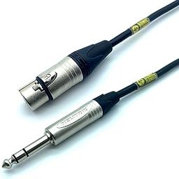 Neutrik XLR Female to 6.35mm (1/4 Inch) TRS Jack Balanced Cable (NOT compatible with unbalanced 6.35mm inputs on Party Speakers/Amplifiers/Keyboards) (3m / 9.84ft)-Black-27