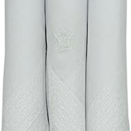 Men's Cotton Casual Style White Hankderchief (Pack Of 3) White, Free Size-image-80