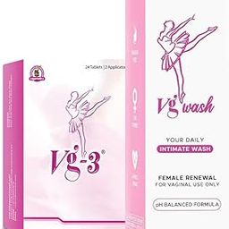 DHARMANI`S INTERNATIONAL Vg3 Tablets With Vg Wash, Intimate Wash Combo Pack-image-87