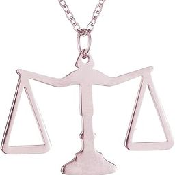 Creative Scales of Justice Pendant Necklaces Lawyer Jewelry-image-12