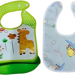 YOS TRENDZ Bib for Babies and Kids – Food Catcher Bib with Deep Pocket | Waterproof, Reusable & Comfortable Feeding Bib for Infants and Toddlers |-image-46