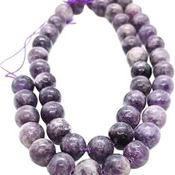 Blue bijoux Natural Stone Lepidolite Beads 8MM Polished Smooth A Grade Round Gemstone Beads for Jewelry Making-image-31