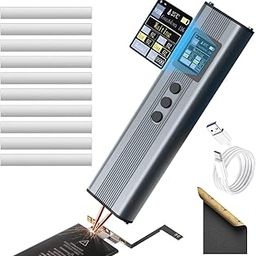 Spot Welder Handheld Mini LCD Spot Welding Machine USB Rechargeable Spot Welder Machine with 11 Gear Adjustable Pocket Welding Pen Manual & Automatic Aluminum Alloy Spot Welder-14