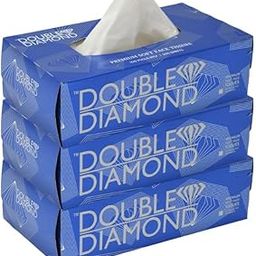 DOUBLE DIAMOND Premium Soft 2-Ply Facial Tissues, Pack of 3-image-41