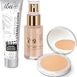Iba Primer + Foundation + Compact Base Combo - Ivory Fair | Long Lasting, Full Coverage Base Makeup | Vegan & Cruelty-Free-image-17