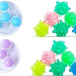 OTISTORES 10 Pcs Reusable Anti Winding Laundry Balls Silicone Washing Machine Cleaning Ball Silicone Laundry Balls 2 Pcs Washing Machine Hair Filter Cleaning Mesh Bag Washing Machine Lint-picture-10