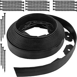 FOX & FERN Landsccape Edging/Garden Fence/Garden Border/Flower Bed Edge/Tree Surrounding | Anchoring Spikes/Nails (10 CM HT, Black) GAGE10BL-image-67