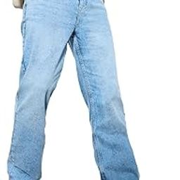 Men's Ice Blue Straight Fit Jeans-picture-31