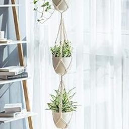 PartyStuff Cotton Hanging Planter - White, Pack Of 1, 15.24 Cm X 10.16 Centimeters-image-32