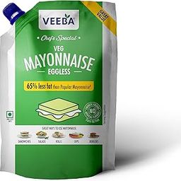 Veeba Eggless Mayonnaise I Veg Mayonnaise I 100% Vegetarian Mayo I Extra Creamy And Delicious I Rich And Thick Texture I Dip, Spread And Dunk, (875 Grams)-22